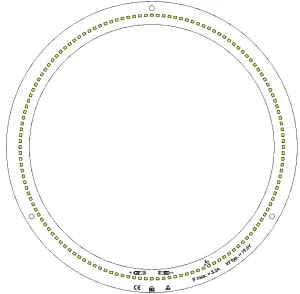LED Modul 4000K CRI >80 140LED Ø315/265mm