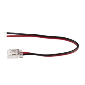 Einspeisung IP20 10mm 2-Pin, monochrom, 150mm Kabel