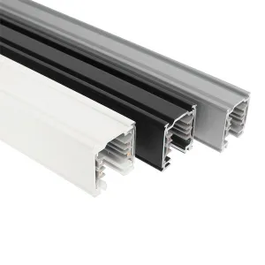 3-Phasen 3m Stromschiene schwarz/weiss/silber - IVELA - Made in Italy