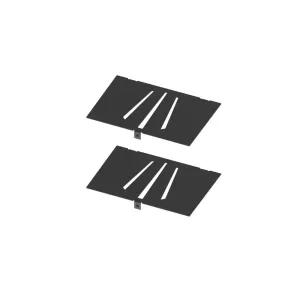 Blende zu Wandleuchte SPA-10050 schwarz, Abstrahlung 20°-45°-20°