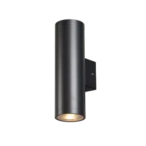 WANDAUFBAULEUCHTE II LED 13.5W, 1150lmPh.-dimmbar, 90CRI, 24°, IP65 80x260mm, anthrazit, pulverbeschichtet