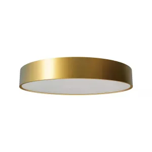 Ledeshi LED MODUDISC gold brushed, Mikroprisma, 17/22/30W, 3000/4000K, IP20, Ø450mm, DALI