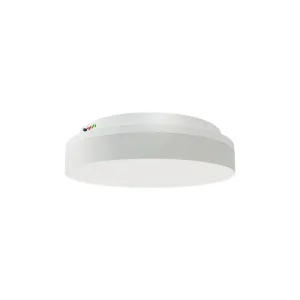 Ledeshi LED Slice Circle N II, ws, sil o. anthr., 10/15W, 3000/4000K, IP54, Ø220mm, NOT 1h (inkl. Akku)