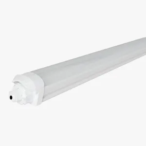 LED-Nassraumleuchte TRIO 120cm CRI80, 6100lm IK08, IP65 - mit Durchgangsverdrahtung