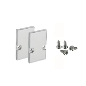 Endkappenset Aluminium - Bologna H