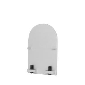 Endkappe Modular 42 rund, silber