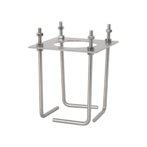 Bodenflansch zu Tom Square II/ Tom Concave Square II Pollerleuchte