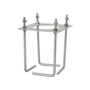 Bodenflansch zu Tom Square II/ Tom Concave Square II Pollerleuchte