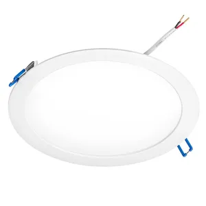 LED Deckenstrahler Flat 18W 2000lm CRI80 Loch-Ø200mm A: 220mm 30-40-5500K IP44 dimmbar auf Phase