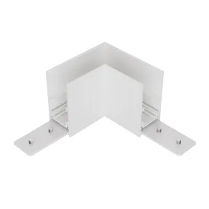 L-Verbinder 90° für hohes Schienenprofil - T2 weiss oder schwarz