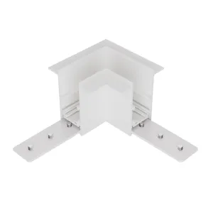 L-Verbinder 90° für hohes Schienenprofil - T3 weiss oder schwarz