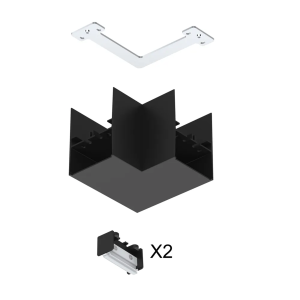 L-Verbinder zu SALT schwarz, IP20