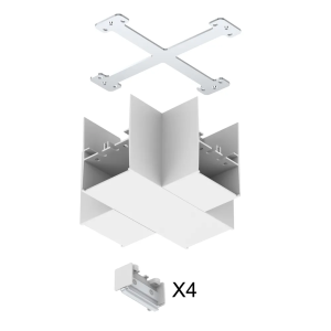 X-Verbinder zu SALT weiss, IP20