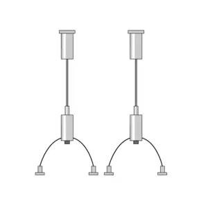 FLORENZ 4050 Seilpendel-Set 3m