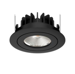Ring LED-Einbauspot 8W, 36°, (A:Ø95-Loch: Ø80), CRI90, IP54, TRIDONIC, Ph.Dim sz