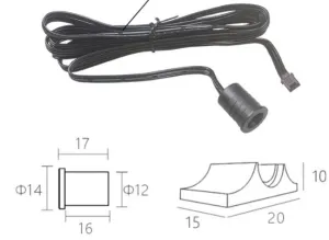 Türschalter Unterputz Möbelleuchte