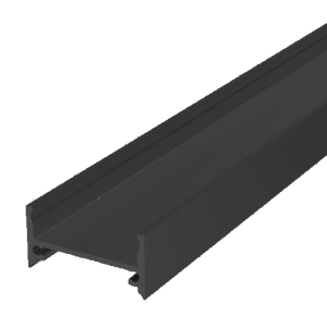 Linea 25 - 25x12.5mm schwarz - 3m am Stück