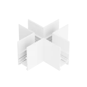 X-Verbinder für Schienenprofil - T2, nicht leitend, weiss oder schwarz