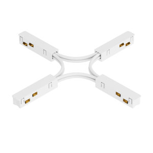 flexibler X-Verbinder für Schienenprofile, leitend weiss oder schwarz