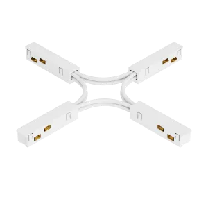 flexibler X-Verbinder für Schienenprofile, leitend weiss oder schwarz
