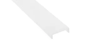 Abdeckung Napoli 81×19,1mm flach, opal