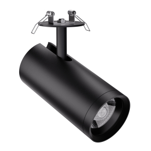 3-Ph Strahler VIBE 30W, 15-60°, CRI97, 2500lm, PhasenDIM, mit Baldachin zum Einbau sz