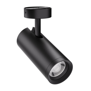 3-Ph Strahler VIBE 20W, 15-60°, CRI97, 1800lm, PhasenDIM, mit Baldachin zum Aufbau sz