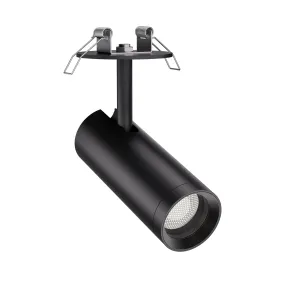 3-Ph Strahler VIBE 10W, 8-50°, CRI97, 470lm, DimOnBody, mit Baldachin zum Einbaubau sz