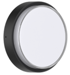 LED-Aufbauleuchte 12/15/18W Ø250X67mm 120° IK10 Glas-Look (edel) CRI80 30/4000K 1250-1850lm IP65 sz