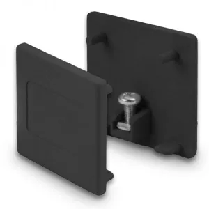 3-Phasen Endkappe, schwarz/weiss/silber