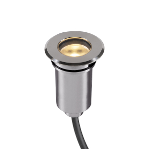 Bodeneinbauleuchte Steelo 0.9W, 15°/16°/36° Abstrahlwinkel, Ø45, 40lm, CRI90, IP65/67