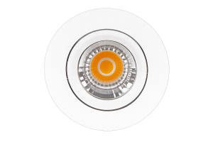 Deckeneinbau Fassung weiss zu LED-MODUL-927 Reihe, Ausschnitt: Ø68-80, Blattfeder