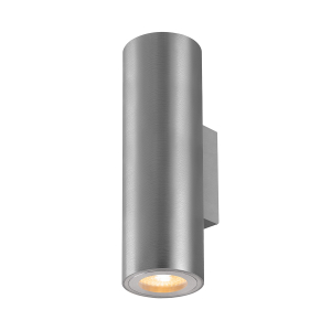 WANDAUFBAULEUCHTE WALO LED 2xGU10, Aluminium gebürstet