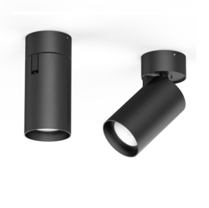 LED Aufbaudownlight schwenkbar 25W 2600lm IP20 schwarz Ph-DIM