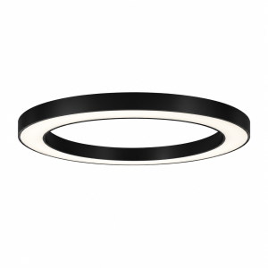 Anbauleuchte RING 1200 schwarz, Mikroprisma, 75/100/120w, 3000/4000K, IP20, DALI-ERGOdim ready