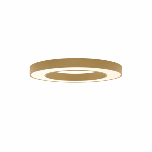 Anbauleuchte RING 600 gold, Mikroprisma, 30/40/50W, 3000/4000K, IP20, DALI-ERGOdim ready