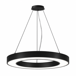 Pendel Set zu RING 900+1200, schwarz, DALI, L=1500mm, Zentralbaldachin