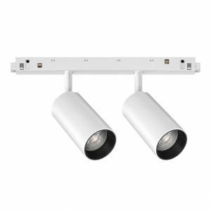 Systemspot LARGE 2 weiss-schwarz, LED 24W 1400lm 3000K 45° CRI90, DALI