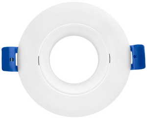 Deckeneinbauringe Aussen: 92mm, 30° schwenkbar, (Bohrloch 75mm), weiss