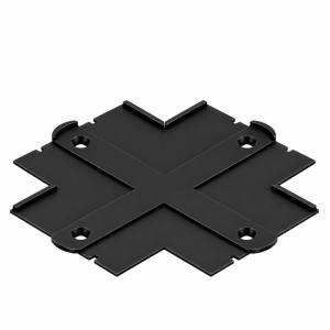XTS 30 - Abdeckplatte für Kreuzverbindung, schwarz