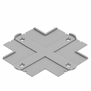 XTS 30 - Abdeckplatte für Kreuzverbindung, grau