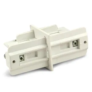 3-Phasen Linear-Verbinder isoliert, schwarz/weiss/silber