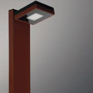 Bollard PN 110Q, 4.3Watt, IP65, Aluminium, Rost Farbig