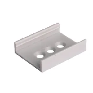 Montageklammer ABS grau - 20x8,5 FULL.FLAT